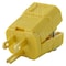 Ac Works Straight Blade Plug, 5-15P, 15 A, 125V AC, 2 Pole, Screw Terminals, Grounded ASQ515P-YW - alternate 4